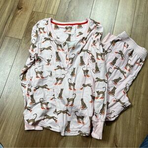 Kate spade leopard pajamas size medium